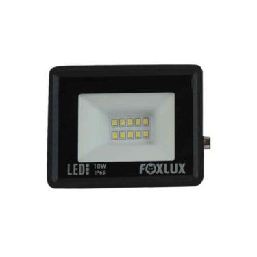 Imagem de Refletor LED 10W 3000K Bivolt - Corpo Alumínio - Vidro Temperado - IP6