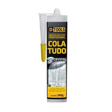 Imagem de Cola Tudo Crystal 240g Dtools Adere Madeira, Cerâmica, PVC, Mármore, G