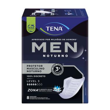Imagem de Protetor Tena Men Noturno Masculino Level 3 - 8 Unidades
