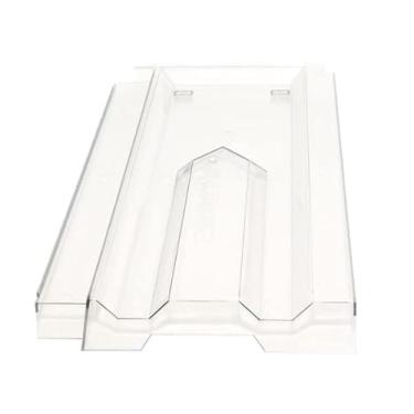 Imagem de Kit 20 Telhas Francesa Paulista Transparente De Policarbonato