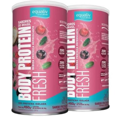 Imagem de Kit 2 Body Protein Isolado Fresh 450g - Equaliv