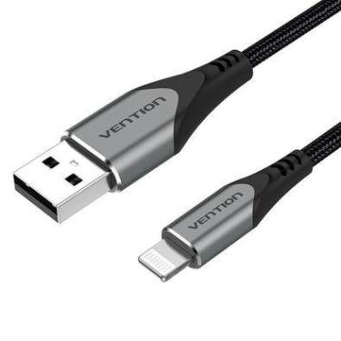 Imagem de Cabo USB A Para Lightning Vention Carregador Iphone Apple 1m