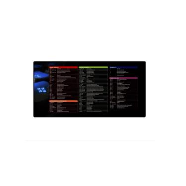 Imagem de Mouse Pad Gamer Speed, Grande, 70x35cm, Atalhos De Teclado Windows