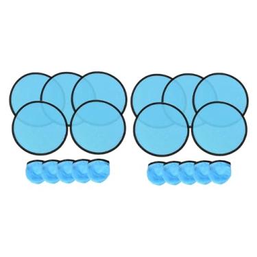 Imagem de Dynwave 10x Ventiladores dobráveis portáteis de verão para publicidade em festas de performance, Azul