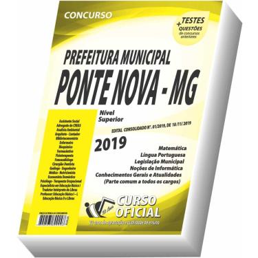 Imagem de Apostila Prefeitura De Ponte Nova - Nível Superior