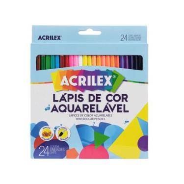 Imagem de Lápis de Cor Aquarelável 24 Cores - Acrilex