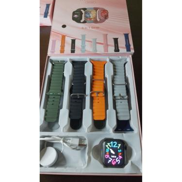 Imagem de Smartwatch Mini 10 Com 8 Pulseiras AMOLED Series 10 Laxasfit 2025 41mm