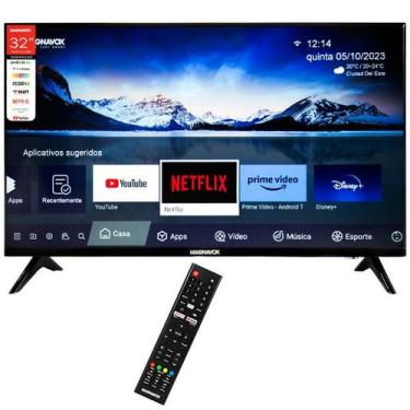 Imagem de Smart TV LED 32 Polegadas MAGNAVOX 32MEZ413 Full HD Android Wi-Fi com 