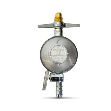 Imagem de Registro Regulador Gás Cozinha Glp P13 1kg P/ Botijão 13kg - Cavagna G