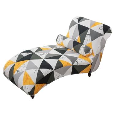 Imagem de Capa de sofá sem braços, espessa, para sala de estar, capa de sofá elástica para sala de estar, sala de estar, capa de espreguiçadeira, com parte inferior elástica, lavável na máquina (laranja, 2)