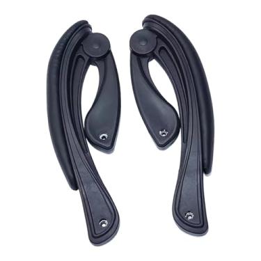 Imagem de shamjina 1 par de cadeiras de escritório com braços ajustáveis, peças para cadeiras de escritório, apoios de braços, conforto ergonômico, resistente e elegante, Padrão