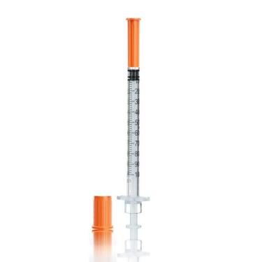 Imagem de Seringa Rixbao U-100 30G 1ml/CC 8mm (5/16) 30G Caixa de 100