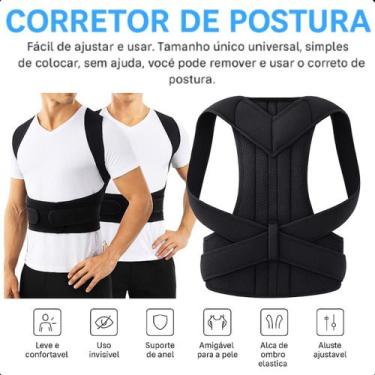 Imagem de Colete Corretor Coluna Lombar Para Postura Correção - LIPPIN