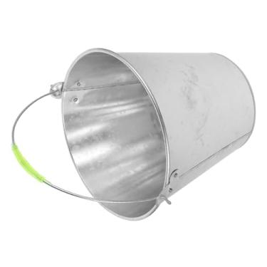 Imagem de Household Metal Water Bucket Large Capacity Portable Water Storage Container for Home Cleaning Sturdy Design Lightweight for Easy Carrying