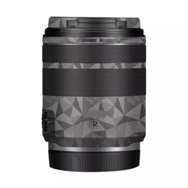 Imagem de 85 2 Adesivo antiarranhões para lentes de câmera Canon RF 85 mm F2 Coat Vinyl Protective Film Decalques (Triângulo Titânio)