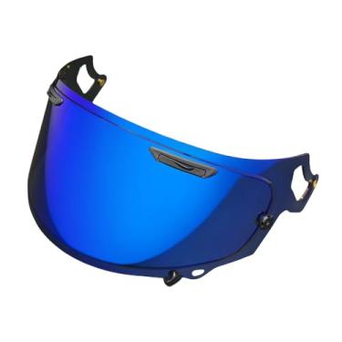 Imagem de ZQIYDYP Viseira De Capacete Vas-V Max Vision Para Capacetes Rx-7X, Corsair-X, Signet-X, Quantum-X, Dt-X, Defiant-X, Vas-V, Regent-X, Max, Rx-7V, Neo, Xd (Revo Deep Blue - Uso Diurno Apenas)