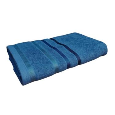 Imagem de Toalha Rosto Teka Lumiere 100% Algodão Fio Penteado 500gr/m² 45x80cm (Azul)