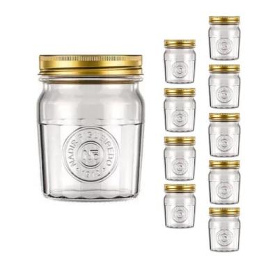 Imagem de Pote Vidro 500ml Americado Cereal Retro Vintage Bolacha 9Un - NADIR FI