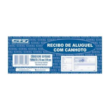 Imagem de Recibo de Aluguel com Canhoto 50Fls São Domingos