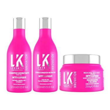 Imagem de Kit Lokenzzi Intensifique Sh Condicionador Mascara Big Shot