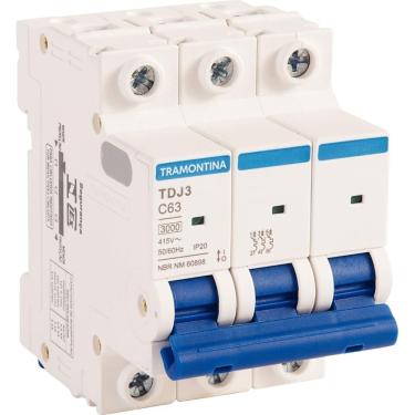 Imagem de Tramontina Disjuntor Tdj3 3p 63a 3ka Curva C