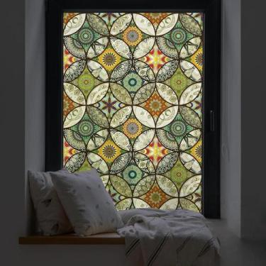 Imagem de Filme De Vidro Decorativo Para Banheiro Com Ferramentas De Instalação,