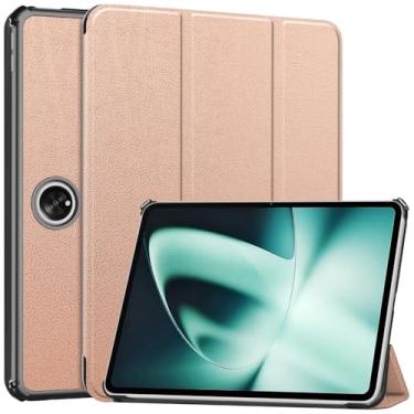 Imagem de Kepuch Custer Capas para Oppo Pad 2/Oppo Pad 3, Oneplus Pad 11.6",Couro-PU Bolsas Estojos - Rose Ouro