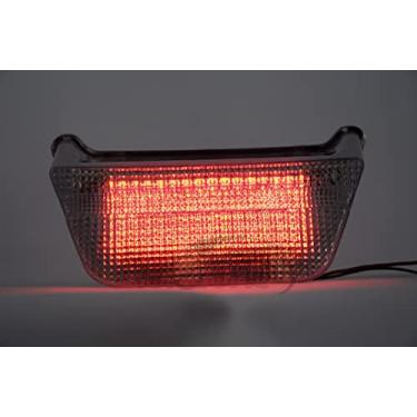 Imagem de Compatível com Kawasaki 1997-1998-1999-2000 ZRX1100/ZR1100; luz traseira de freio de LED + indicadores de seta integrados (cor colorida)