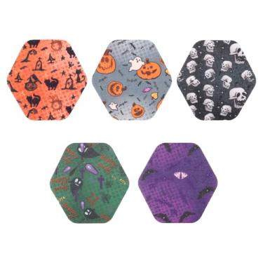 Imagem de 25pcs Capas Sensor para Libre 2/3, Patches Adesivos CGM Pré-Cortados Fita CGM Impermeável Adesivos Sensor Antissuor Monitor para Libre Over Patch (5 Estilos de Impressão Halloween)