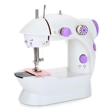 Imagem de Mini Máquina De Costura Domestica Reta Portátil Bivolt - Relet, Bivolt