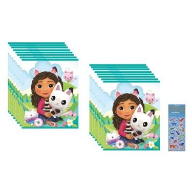 Imagem de Pacote de suprimentos para festas Gabbys Dollhouse com 16 sacolas de s