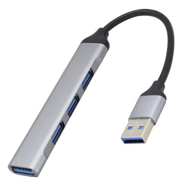 Imagem de HCFeng Adaptador multiportas USB 3.0, cabo divisor U-S-B A de 4 portas USB A macho para hub fêmea U-SB3.0A, 4 portas, cabo de alumínio U-S-B A para adaptador USB com 4 portas U-SB 3.0 para laptop [23