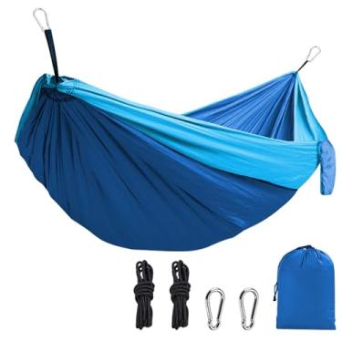 Imagem de Rede de acampamento, rede portátil de 299 kg, barraca para viagem, acampamento, acessórios para uso interno e externo, caminhadas, mochilão, quintal, praia (cola)