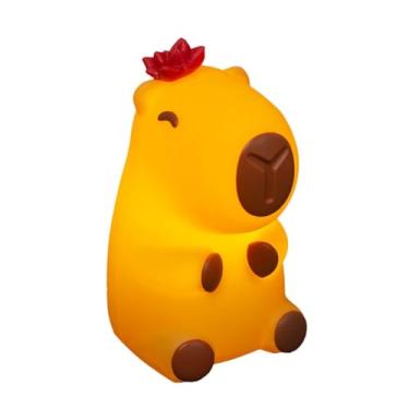 Imagem de Luminária Infantil Capivara Baby 3d Led Bivolt Criativa Fofa (Flor)