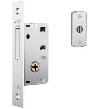 Imagem de Fechadura Auxiliar 1003 com Espelho de Inox Polido - 80071 - STAM