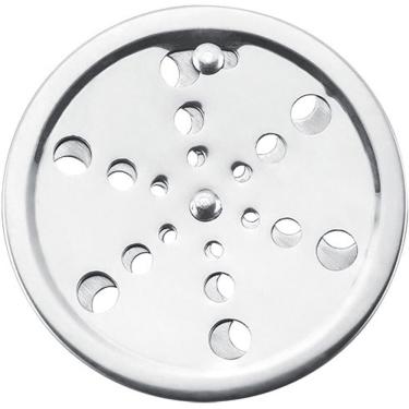 Imagem de Grelha Inox Redonda sem Caixilho 10cm - PR7404 - PINCÉIS ATLAS