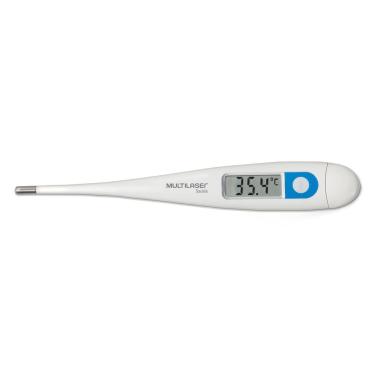 Imagem de Termômetro Clínico Digital Branco Multilaser Saúde HC070 com 1 Unidade