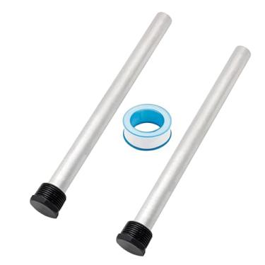Imagem de GnDaYoug (Pacote com 2) haste de ânodo de magnésio para aquecedor de água NPT RV 11,4 cm x 1/5.1 cm – para tanque de aquecedores de água Atwood & Dometic RV 11553, para aquecedores de água para