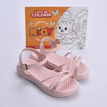 Imagem de Kit Sandália Fly Nude e Livro Bob goods - Kidy, 30, Nude