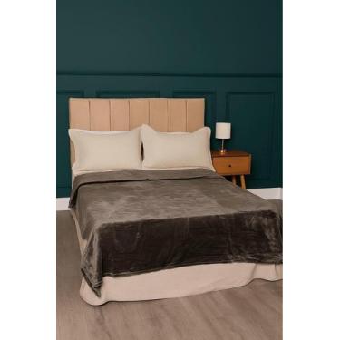 Imagem de Cobertor Lumini Casal Microfibra Manta Toque De Seda Corttex, Chumbo