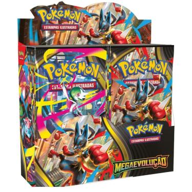 Imagem de Pokémon Box Com 36 Booster Cartas Mega Evolução ME01 Copag