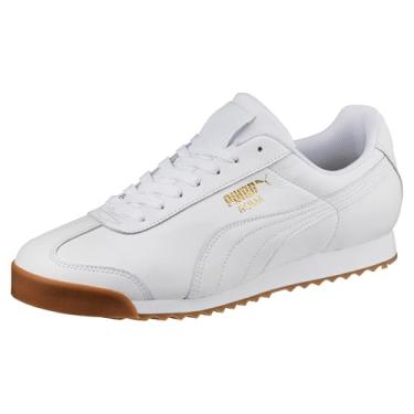 Imagem de PUMA Tênis masculino Roma, Ouro branco Ss18, 42