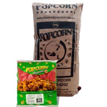 Imagem de Caramelo Para Pipoca Doce - Sabor Maça Do Amor 10Kg