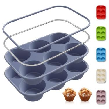 Imagem de Assadeira Socisen, pacote com 2 unidades, silicone Jumbo, 12 x 21 cm, 