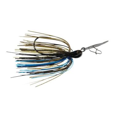 Imagem de Strike King (TCVSJT38-786) Tungstênio Thunder Cricket Vibratório Swim Jig, Cor 786 - Bruiser, 10 g, Gancho de Selva do Proprietário de Haste Longa, Saia Amarrada à Mão