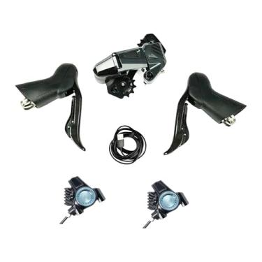 Imagem de simhoa Alavanca de câmbio para bicicleta, alavanca de freio para bicicleta, reparo de engrenagem de torção de alto desempenho, Disc Brakes S