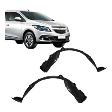 Imagem de Para-barro dianteiro esquerdo para reposição com encaixe preciso e proteção Compatível com Onix 2012 a 2020 Prisma acabamento resistente e durável