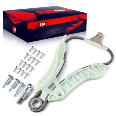 Imagem de JuFenix Kit de corrente de distribuição do motor com roda dentada [compatível com DOHC, 4Cyl 1,6L] Compatível com Mini Cooper Countryman [R60] 2011-2016, Cooper 2007-2015, Cooper Paceman [R61] 2013