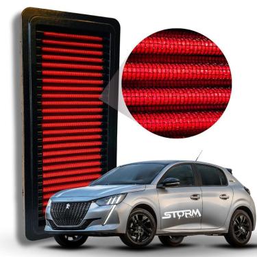 Imagem de Filtro Ar Esportivo Peugeot 208 Motor 1.0 Turbo 2023 A 2025