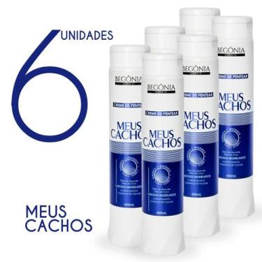 Imagem de KIT Creme De Pentear Begonia Meus Cachos 400ml 6 Unds - Begônia Gold